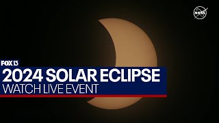 WATCH LIVE Solar Eclipse 2024 [upl. by Ardried]