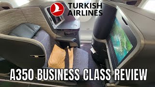 What a Bargain  Turkish Airlines Business Class A350 900 From Ankara To Istanbul [upl. by Adnorrahs]