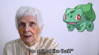 91YEAROLD GRANDMA GUESSES POKEMON NAMESMarshadow GiveawayNo Pomogranates [upl. by Peppel86]