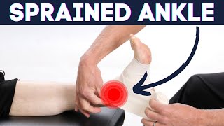 Sprained Ankle How to Wrap Ankle Sprains  Correct [upl. by Theresina]