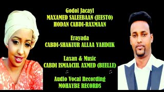 Maxamed Saleebaan Jeesto  Hodan Abdirahman  Jacaylku Hadduu Godladay  Official Audio  Lyrics [upl. by Lezlie446]