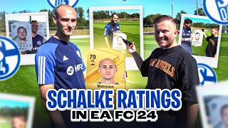 Schalke Spieler REAGIEREN auf ihre EA FC 24 RATINGS 😧 [upl. by Timms90]