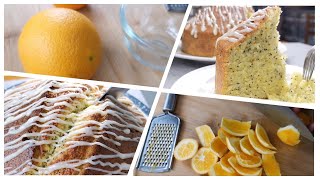 Moist Orange Poppy Seed Cake Recipe Only BlenderNo Mixer  Kek Oren Biji Poppy Super Sedap [upl. by Eenehs345]