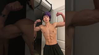 hot tiktok boy 😍 cuteboy abs naked party [upl. by Anawahs]