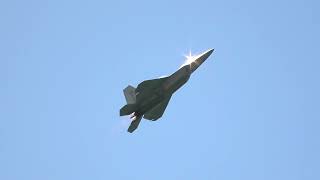 F22 Raptor Geneseo 2024  Sunday PM Demo [upl. by Eenafets]