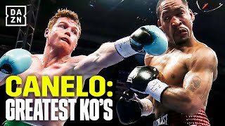 Ten minutes of BRUTAL Canelo KOs [upl. by Ivar374]