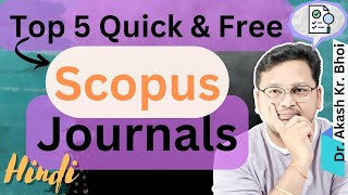 Scopus Journal Selection 2024  SCImago  Research Publications  Hindi  Dr Akash Bhoi [upl. by Nwahc186]