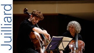 Aaron Wolff Adés Lieux retrouvés  Juilliard Steven Isserlis Cello Master Class [upl. by Oirad]