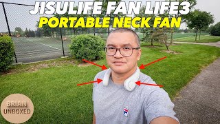 JISULIFE Neck Fan Life3  Review [upl. by Uokes]