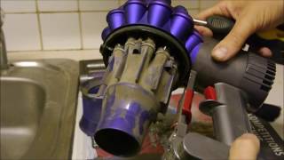 How to clean the Dyson V6  DC59 Cordless Vacuum Cleaner [upl. by Magbie]