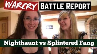 WARCRY Battle Report Nighthaunt versus Splintered Fang [upl. by Flosser]