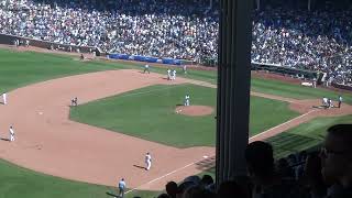 Ichiro Suzuki reaches base and steals second at Wrigley Field May 21 2014 [upl. by Eneladgam951]