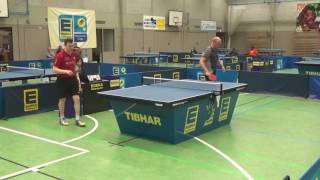 Tischtennis Edeka Cup 20160827 S Kl Final Roman Rosenberg Salamander Kornwestheim vs Marius Zaus Eff [upl. by Streetman]