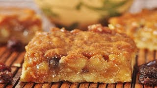 Butter Tart Squares Recipe Demonstration  Joyofbakingcom [upl. by Lezirg74]