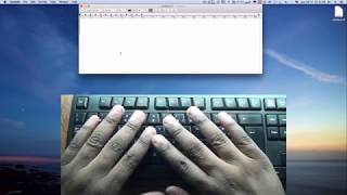 Touch Typing Course  How to place your fingers on the keyboard [upl. by Eijneb]