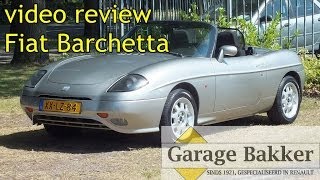 Video review Fiat Barchetta 18 16v 1999 XXLZ84 [upl. by Bigner247]