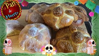 PAN DE MUERTO Con el SECRETO para que Queden SUAVES Y ESPONJADITOS [upl. by Freddie]