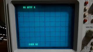 Tektronix 2445B EXER 02 Calibration Data [upl. by Denoting159]