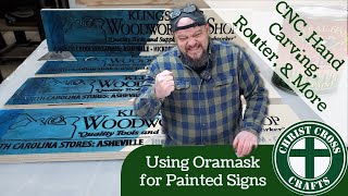 How To Use Oramask 813 Stencil Film For Painted CNC Signs [upl. by Darcey500]