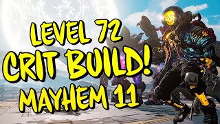 Borderlands 3 Level 72 Best FL4K Crit Build Mayhem 11 Kills every boss in seconds [upl. by Romeu]