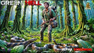 🔴 අභිරහස් දුපතක සිර වු කෑලෑ කන්නෝ  Green Hell Gameplay 01 With Alpha Gang [upl. by Ardnoek]