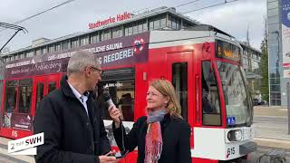 2minSWH  FahrkartenApp FAIRTIQ startet in Halle Saale [upl. by Reidid375]