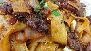 BEEF SZECHUAN NOODLES TRY THIS EASY RECIPE [upl. by Ycats]