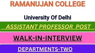 ★Assistant professor vacancies ★WalkinInterview job jobs jobsearch [upl. by Loralee]