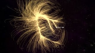 Laniakea  Space visualization flythrough [upl. by Kiersten744]