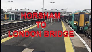 Stopping All Stations Horsham to London Bridge [upl. by Sisely]