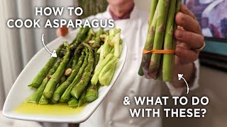 How to cook Asparagus  quick and easy way  with tips on using the quotendquot pieces [upl. by Irfan]