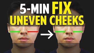 Fix Uneven Cheeks｜Facial Asymmetry Correction｜Balancing Exercises [upl. by Marquis]