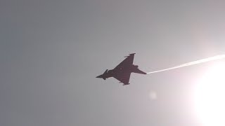 RAF Typhoon Display Team International Ayr Show Festival of Flight 2024 [upl. by Asum624]