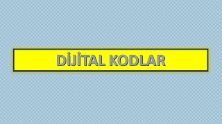 Dijital Kodlar  BCD  Gray  ASCII  Parity Örnekli Anlatım [upl. by Tegan]