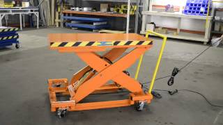 VERTILIFT PORTABLE HYDRAULIC SCISSOR LIFT  2000 CAPACITY [upl. by Aruol]