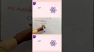 Structure of acetaldehyde chemistry tricks iupac [upl. by Duma]