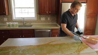 How to Stain Concrete Countertops with Z AquaTint [upl. by Curran]