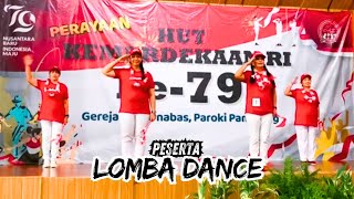 Peserta Lomba Dance no urut 7  Perayaan HUT RI Ke  79  Gereja StBarnabas Pamulang [upl. by Filipe]