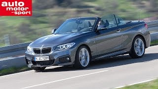 Fahrbericht BMW 220d Cabrio [upl. by Anhavas]