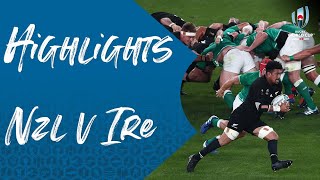 Highlights New Zealand 4614 Ireland  Rugby World Cup 2019 quarterfinal [upl. by Aay242]