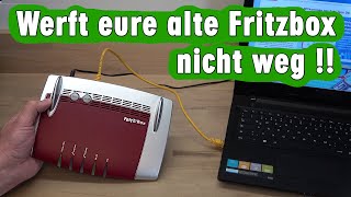 AVM Fritzbox als MESH WLAN Repeater benutzen  Access Point ohne Kabel Einrichtung ganz einfach [upl. by Quartas23]