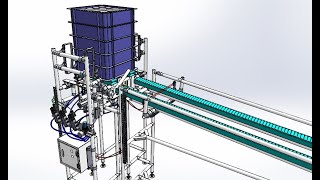 Solidworks Animation  Karakuri  Unstacker  Less Energy Mechanism [upl. by Edlin]