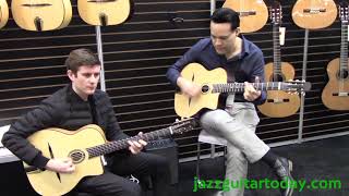 Jazz Guitar Today  NAMM 2019  Altamira Guitarras Jam [upl. by Sacks]