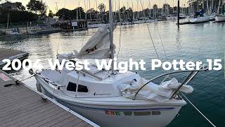 2004 West Wight Potter 15 in the Monterey Bay [upl. by Sherry738]