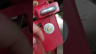 How to level the deck on a craftsman z6000 zero turn [upl. by Kezer860]