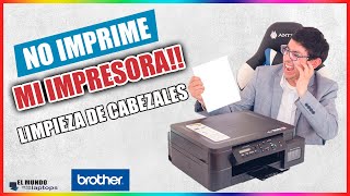 Limpieza de Cabezales impresora Brother T520W [upl. by Retsehc209]