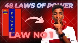 1st Law of Power💪🏼The Law of Infection 48 Laws of Power viral abhinavp249 [upl. by Lockwood]