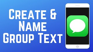 How to Create and Name a Group Text on iPhone in 2024 [upl. by Obel547]