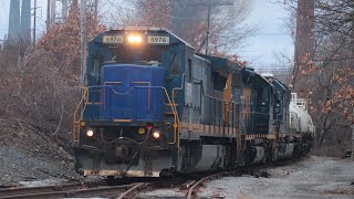 CSX L080 with a weird and unnormal lashup 22824 [upl. by Arhat142]