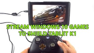 How to stream Windows 10 games to Nvidia Shield Tablet K1 [upl. by Anirdua641]